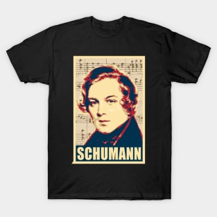 Robert Schumann musical notes T-Shirt